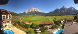 Archived image Webcam Zugspitze view - Hotel Post 13:00