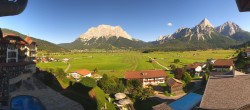 Archived image Webcam Zugspitze view - Hotel Post 15:00