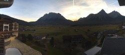 Archiv Foto Webcam Hotel Post Lermoos: Zugspitze 06:00