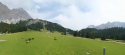 Archived image Webcam Ehrwalder Alm - Panorama 13:00