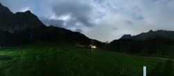 Archived image Webcam Ehrwalder Alm - Panorama 23:00