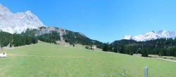 Archived image Webcam Ehrwalder Alm - Panorama 23:00