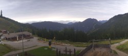 Archived image Webcam Oberammergau - Top station Kolben 08:00