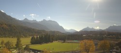 Archived image Webcam Alpine World Karwendel - Krün 13:00