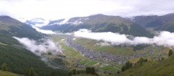 Archiv Foto Webcam Blick auf Livigno vom Crap de la Pare 06:00