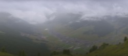 Archiv Foto Webcam Blick auf Livigno vom Crap de la Pare 09:00
