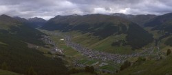 Archiv Foto Webcam Blick auf Livigno vom Crap de la Pare 19:00
