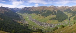 Archiv Foto Webcam Blick auf Livigno vom Crap de la Pare 09:00