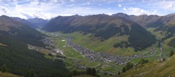 Archiv Foto Webcam Blick auf Livigno vom Crap de la Pare 13:00