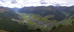 Archiv Foto Webcam Blick auf Livigno vom Crap de la Pare 15:00