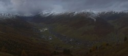 Archiv Foto Webcam Blick auf Livigno vom Crap de la Pare 06:00