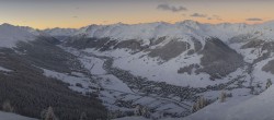 Archiv Foto Webcam Blick auf Livigno vom Crap de la Pare 06:00