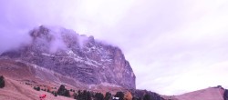Archived image Webcam Saslonch summit from Piz Seteur 05:00