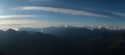 Archiv Foto Webcam Courmayeur: Rundblick Pointe Helbronner 07:00