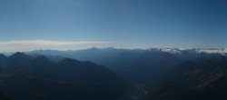 Archiv Foto Webcam Courmayeur: Rundblick Pointe Helbronner 09:00