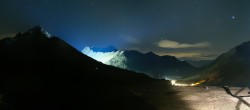 Archived image Webcam Kühtai - Top station Wiesbergbahn 23:00