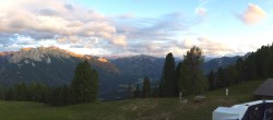 Archived image Webcam Pian Pecei-Pra Martin lift - Fassa Valley 19:00