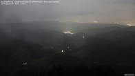 Archiv Foto Webcam Buchkopfturm Schwarzwald - Blick nach Westen 23:00