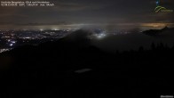 Archiv Foto Webcam Hochries Bergstation - Blick nach Nordosten 23:00