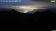 Archiv Foto Webcam Hochrieshütte - DAV Sektion Rosenheim - Blick nach Süden 19:00