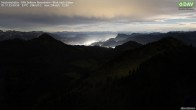Archiv Foto Webcam Hochrieshütte - DAV Sektion Rosenheim - Blick nach Süden 23:00