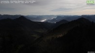 Archived image Webcam Hochries - View to the south 23:00