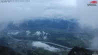 Archiv Foto Webcam Drehrestaurant Hoher Kasten - Blick ins Rheintal 19:00