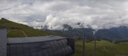 Archiv Foto Webcam Wengen: Rundblick Männlichen 10:00