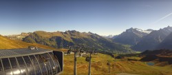 Archived image Webcam Panorama from Männlichen mountain 09:00