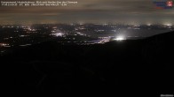 Archived image Webcam Kampenwand - View to the Chiemsee 23:00
