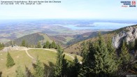 Archived image Webcam Kampenwand - View to the Chiemsee 09:00
