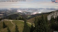 Archived image Webcam Kampenwand - View to the Chiemsee 19:00