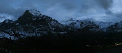 Archiv Foto Webcam Grindelwald First: Mittelstation 23:00