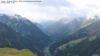 Archiv Foto Webcam Gamshütte Zillertal Blick zum Tristner 13:00