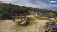 Archived image Webcam Campo Felice - top station chairlift Campo Felice and Chalet del Bosco 08:00