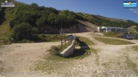 Archived image Webcam Campo Felice - top station chairlift Campo Felice and Chalet del Bosco 09:00