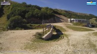 Archived image Webcam Campo Felice - top station chairlift Campo Felice and Chalet del Bosco 09:00