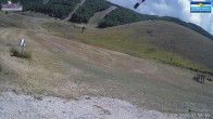 Archived image Webcam Campo Felice - rope lift Baby Campo Felice, slope Scorpione and chairlift Nibbio 13:00