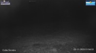 Archiv Foto Webcam Campo Felice - Talstation Sessellift Colle Destro und Piste Giovanni Paolo II (Italien) 23:00