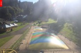 Archived image Webcam Marianske Lazne - baste station cable car Lanovka, Czech Republic 09:00