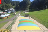 Archived image Webcam Marianske Lazne - baste station cable car Lanovka, Czech Republic 13:00
