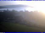 Archiv Foto Webcam Obertrumer See - Blick über Seeham 05:00