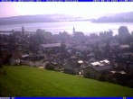Archiv Foto Webcam Obertrumer See - Blick über Seeham 07:00