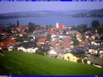 Archiv Foto Webcam Obertrumer See - Blick über Seeham 15:00