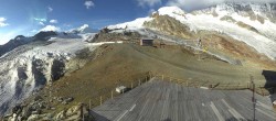 Archiv Foto Webcam Saas Fee - Längfluh Gletscher 08:00