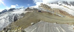 Archiv Foto Webcam Saas Fee - Längfluh Gletscher 09:00