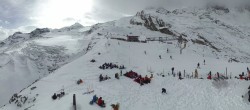 Archiv Foto Webcam Saas Fee - Längfluh Gletscher 11:00