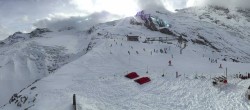 Archiv Foto Webcam Saas Fee - Längfluh Gletscher 13:00