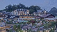 Archived image Webcam Fuschl am See: View Hotel Ebners Waldhof 19:00