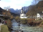 Archiv Foto Webcam Ramsau bei Berchtesgaden - Ortskirche St. Sebastian 11:00